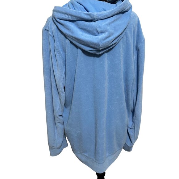 Vineyard Vines Light Blue Hooded Pullover‎ Sweatshirt Men's L Cotton & Polyester - Picture 2 of 4